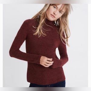 Madewell Inland Sweater Burgundy XS